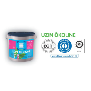 Universalūs klijai lanksčioms dangoms UZIN KE 2000 S, 14 kg