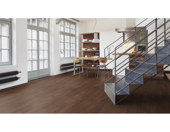 Parketlentė Amerikinis riešutmedis Transparent Andante, 14mm Daugiajuostė lenta 3-Strip - Image 4