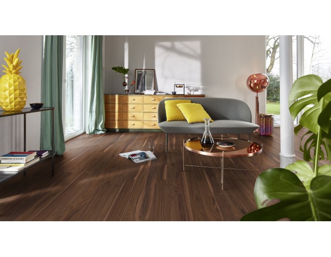Parketlentė Amerikinis riešutmedis Transparent Animoso, 14mm Lenta 138 - Image 2