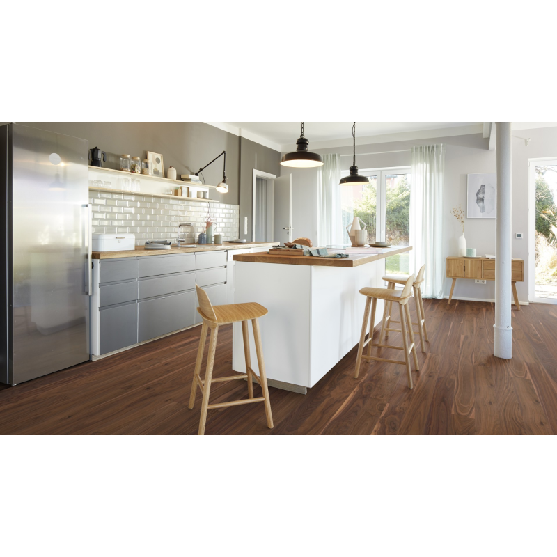 Parketlentė Amerikinis riešutmedis Transparent Animoso, 14mm Lenta 138 - Image 2