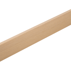 Faneruota medinė grindjuostė Oak, white 16x58x2700mm